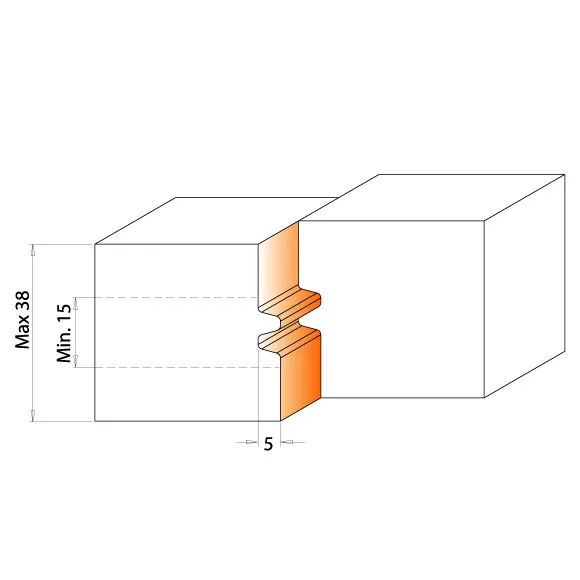 CMT Trapezverleim-Messerkopf MAN- D120x40 d40 Z2 ALU -3