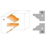 CMT Profil- und Konterprofilmesserköpfesets MAN - D147 d40 Z2+2 ALU -4