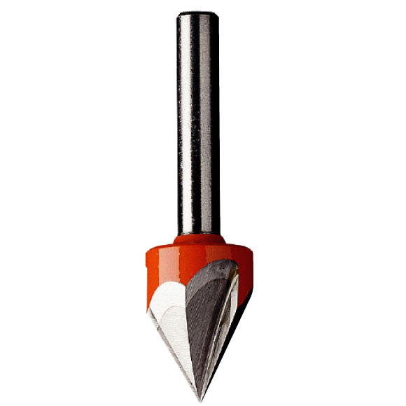 CMT Laserpunktfräser - 60° D12,7x11 60° S=6 HW -1