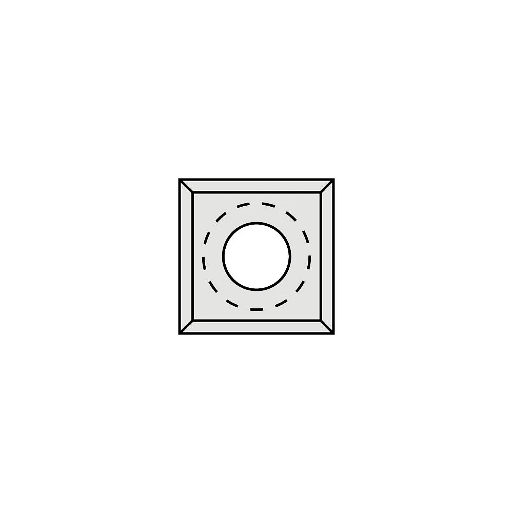CMT Wendeplatte - 14x14x2mm LaminoMDF-1 CMT Wendeplatte - 14x14x2mm LaminoMDF -1