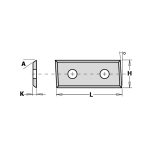 CMT Wendeplatte - 31,5x9x1,5mm for C66439511 -2