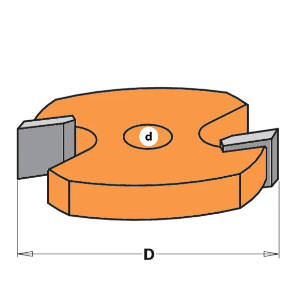 CMT C822 Schlitzfräser - 8mm für C9905… -1