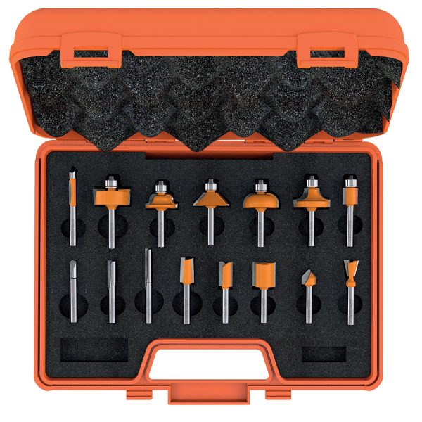 CMT 15-teilige Fräsersets S=8 HW -1