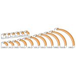 CMT Abrundfräser - R12,7 D38,1x19 S=6 HW -3