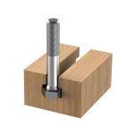 CMT C950 Schlüssellochfräser HW - D9,5x11 d4,8 S=12 Z1 -4