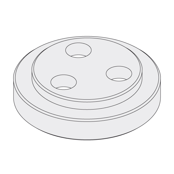 Flansche für Spannfutter - 40mm -1