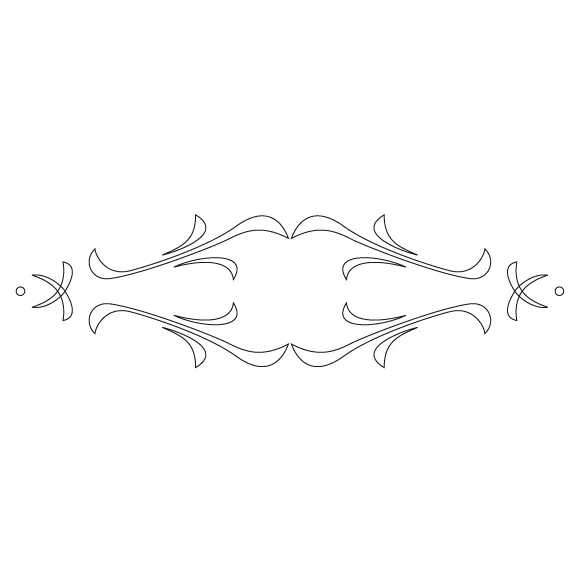 CMT Schnitzschablone für Schubladen und Möbel Kaskaden 250x65 mm-1 CMT Schnitzschablone für Schubladen und Möbel Kaskaden 250x65 mm -1