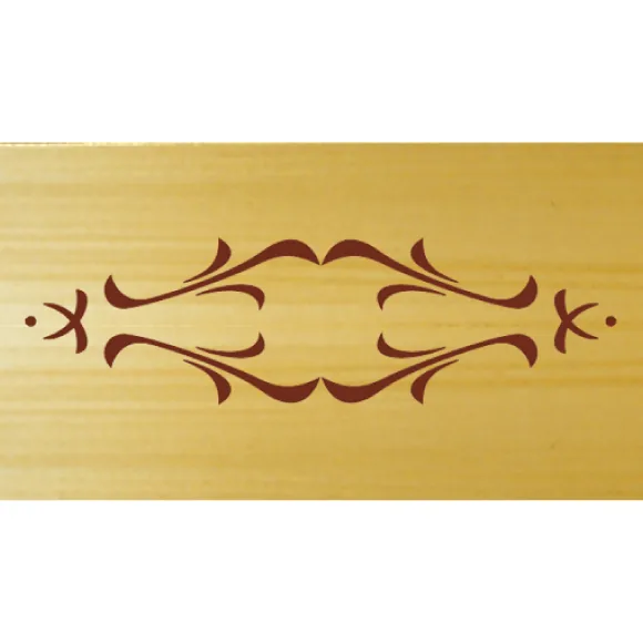 CMT Schnitzschablone für Schubladen und Möbel Kaskaden 250x65 mm -2