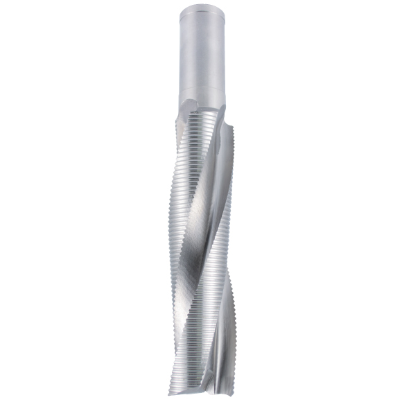 Fräser mit positiven Spiralschneiden und Spanbrecher für Brettschichtbalken HSS Z3R - D40x165 L235 S=30 -1