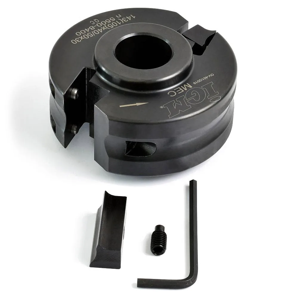 Universal-Messerkopf MEC - D100x40-50 d30 STAHL -2