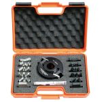 Universal-Set für Möbeltüre 7-teilig MAN - D100x40-50 d30 ALU -1