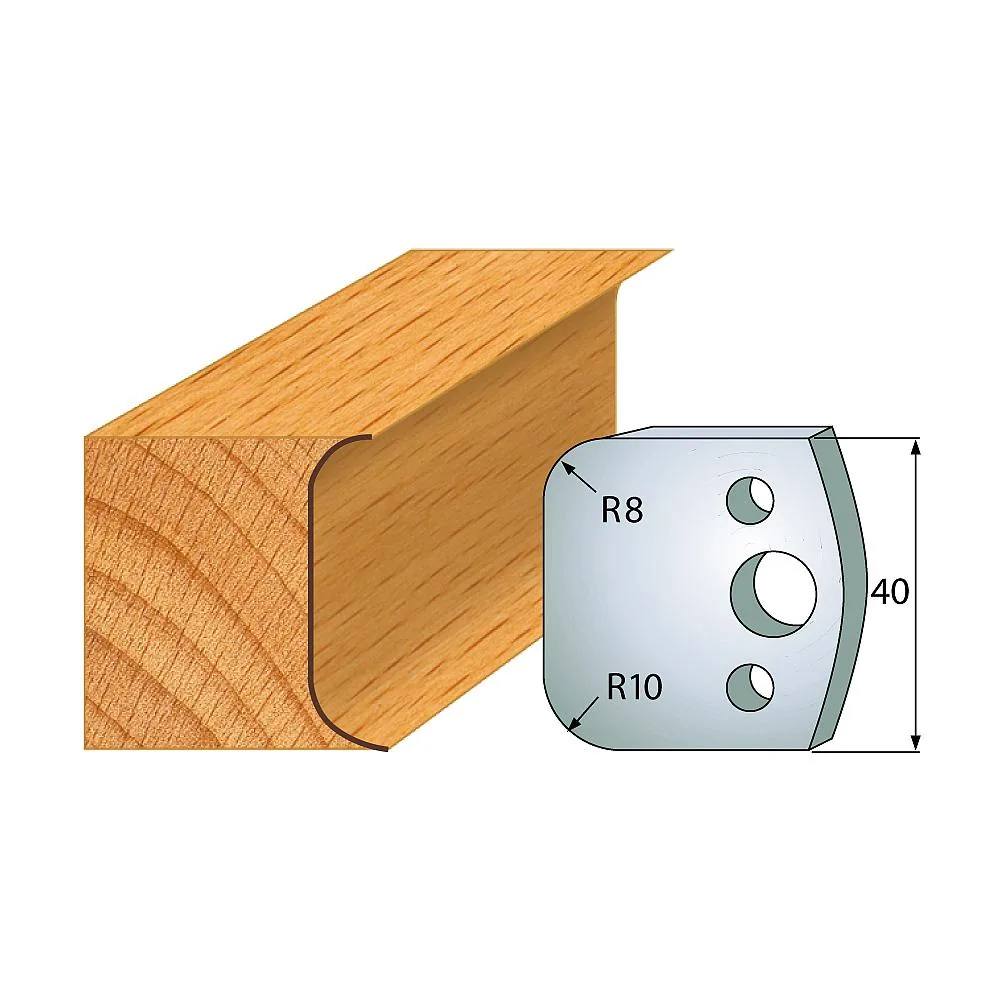Profil 003 - Profilmesser-Paar 40×4 mm SP-1 Profil 003 - Profilmesser-Paar 40×4 mm SP -1