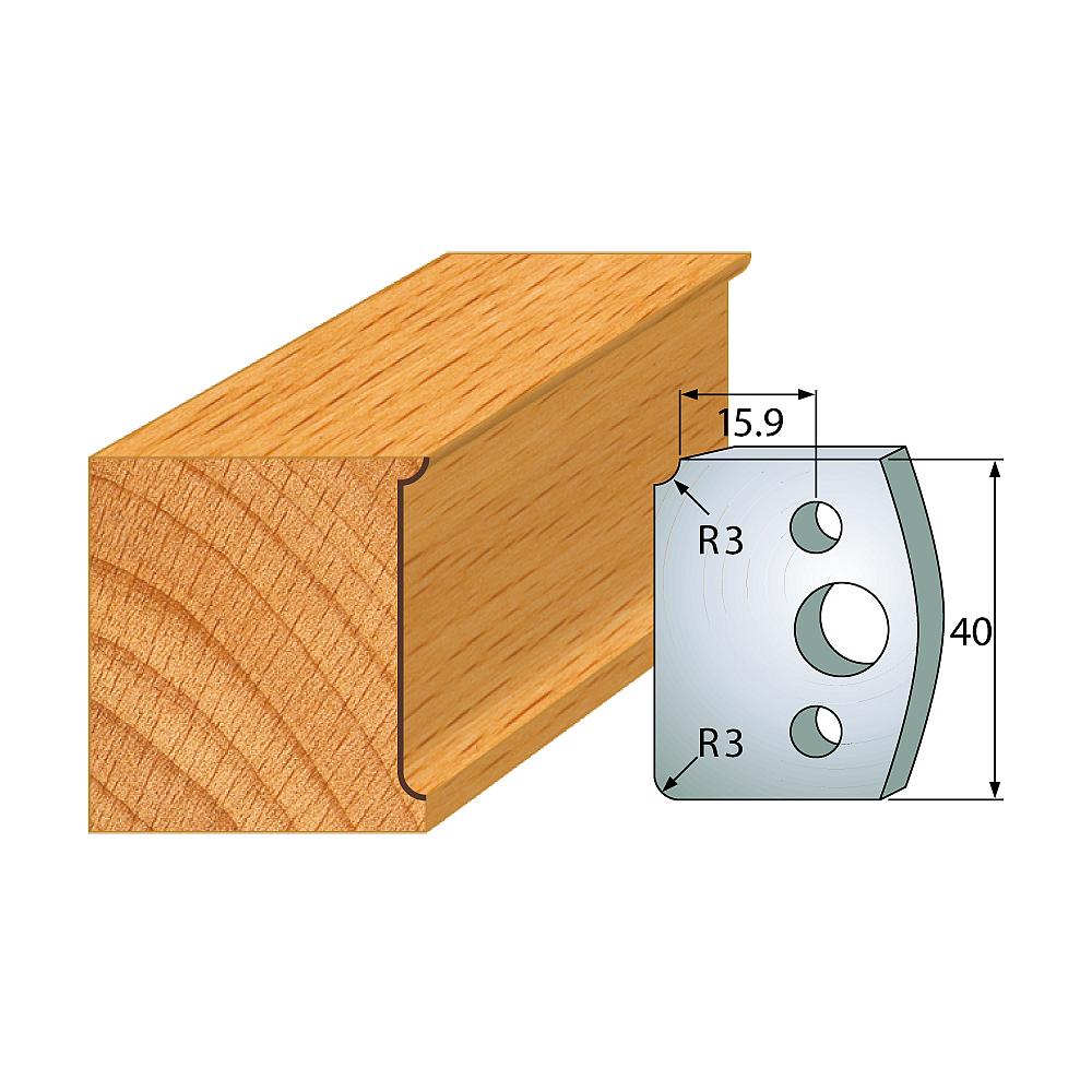 Profil 170 - Profilmesser-Paar 40×4 mm SP-1 Profil 170 - Profilmesser-Paar 40×4 mm SP -1