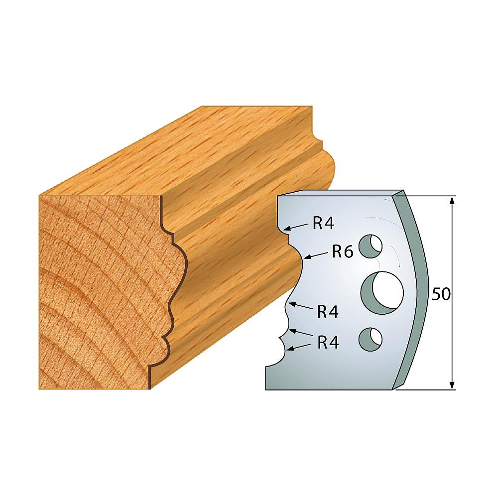 Profil 511 - Profilmesser-Paar 50×4 mm SP-1 Profil 511 - Profilmesser-Paar 50×4 mm SP -1