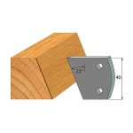 Profil 001 - Abweiser-Paar 40×4 mm SP -1