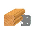 Profil 007 - Abweiser-Paar 40×4 mm SP -1