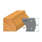 Profil 009 - Abweiser-Paar 40×4 mm SP -1