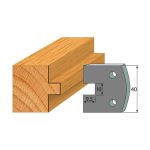 Profil 092 - Abweiser-Paar 40×4 mm SP -1