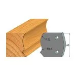 Profil 128 - Abweiser-Paar 40×4 mm SP -1