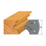 Profil 129 - Abweiser-Paar 40×4 mm SP -1