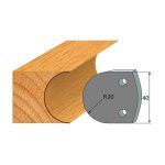 Profil 131 - Abweiser-Paar 40×4 mm SP -1