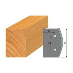 Profil 500 - Abweiser-Paar 50×4 mm SP -1