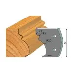 Profil 501 - Abweiser-Paar 50×4 mm SP -1