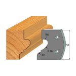 Profil 505 - Abweiser-Paar 50×4 mm SP -1