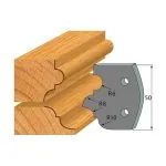 Profil 520 - Abweiser-Paar 50×4 mm SP -1