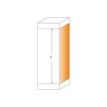 F043 Wendeplatten-Bündigfräser mit 2 Kugellagern - D19x30 L90 S=12,7 HW -2