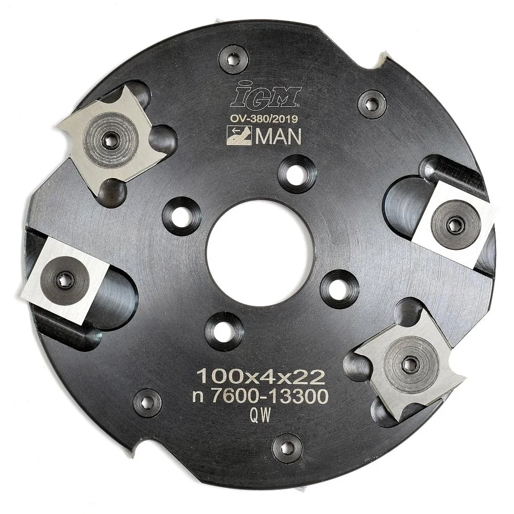 F602 Lamello Nutfräser MAN - D100x4 d22 Z4+4 STAHL -2