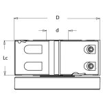 F608 Falzmesserkopf gerader Schnitt MAN - D125x50 d30 Z4 V4 ALU -5