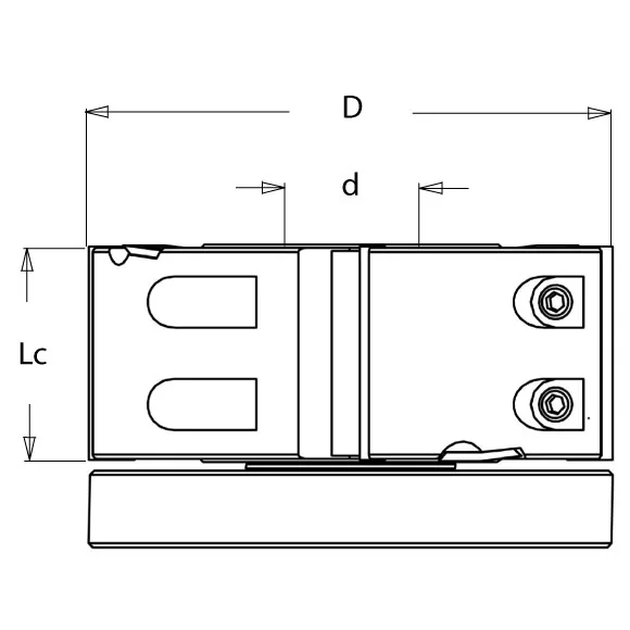 F608 Falzmesserkopf gerader Schnitt MAN - D125x50 d30 Z4 V4 STAHL -3