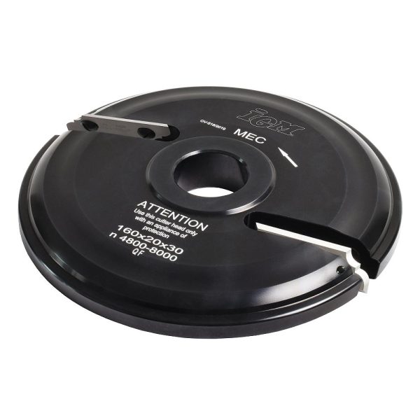 F631 Abplattfräser MEC - Profil A, D160x20 d30mm Z2 unten ALU -1