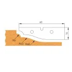 Profilmesser F 60x16x2mm für F632-182 -1