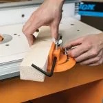 Gehrungsanschlag für Frästische -6