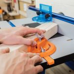 Gehrungsanschlag für Frästische -10