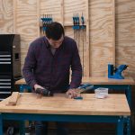 Kreg Hartholz-Arbeitsplatte inkl. Banklochhaken - 610 mm x 1219 mm -6