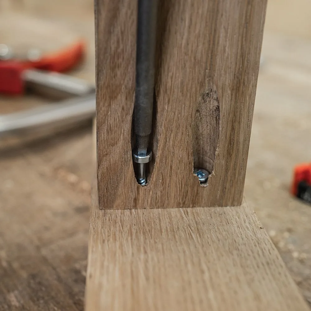 Pocket Hole Schrauben - 4x25mm, Grobgewinde, zylindrischer Kopf, 500 Stk -4
