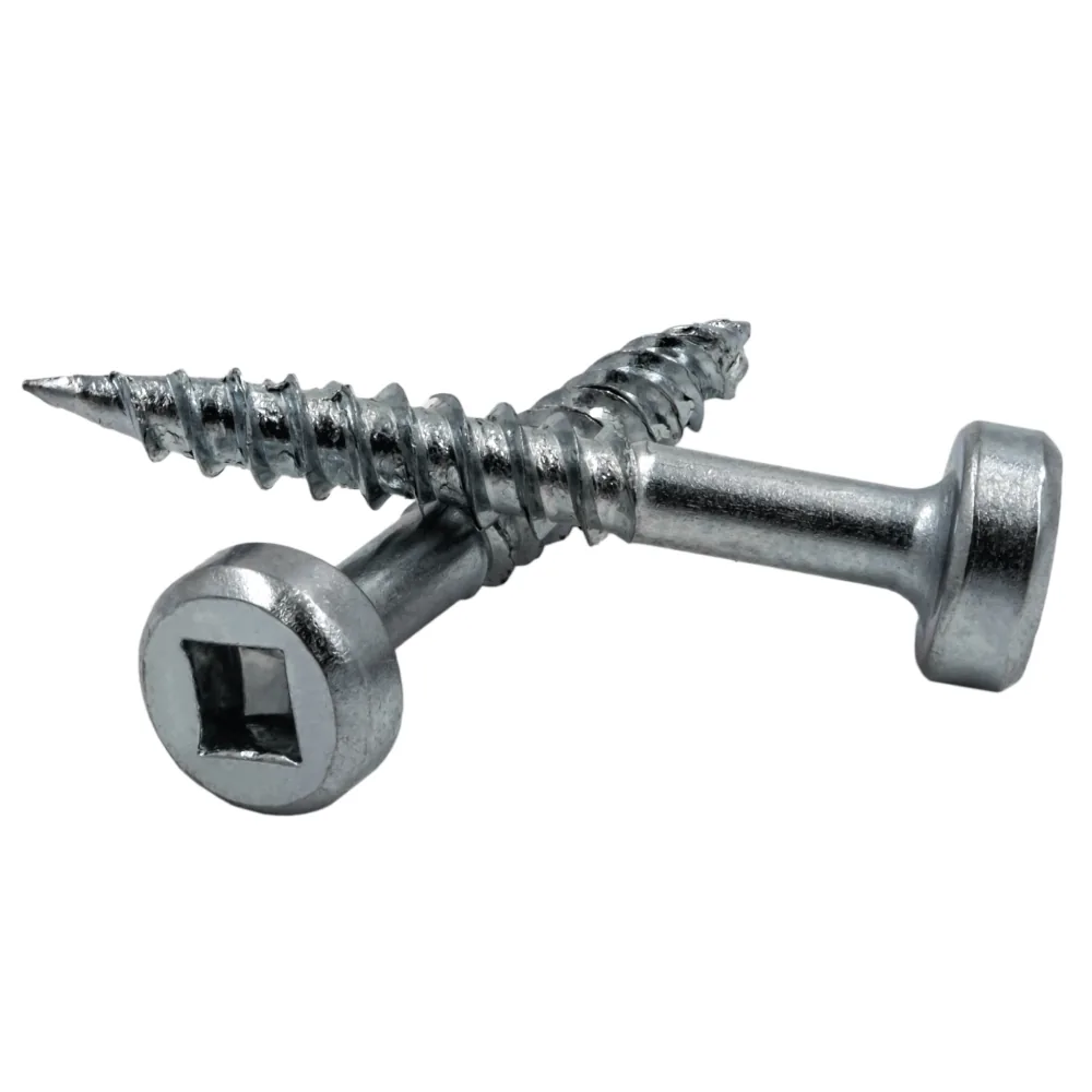 Pocket Hole Schrauben - 3,5x25mm, Feingewinde, zylindrischer Kopf, 500 Stk -2
