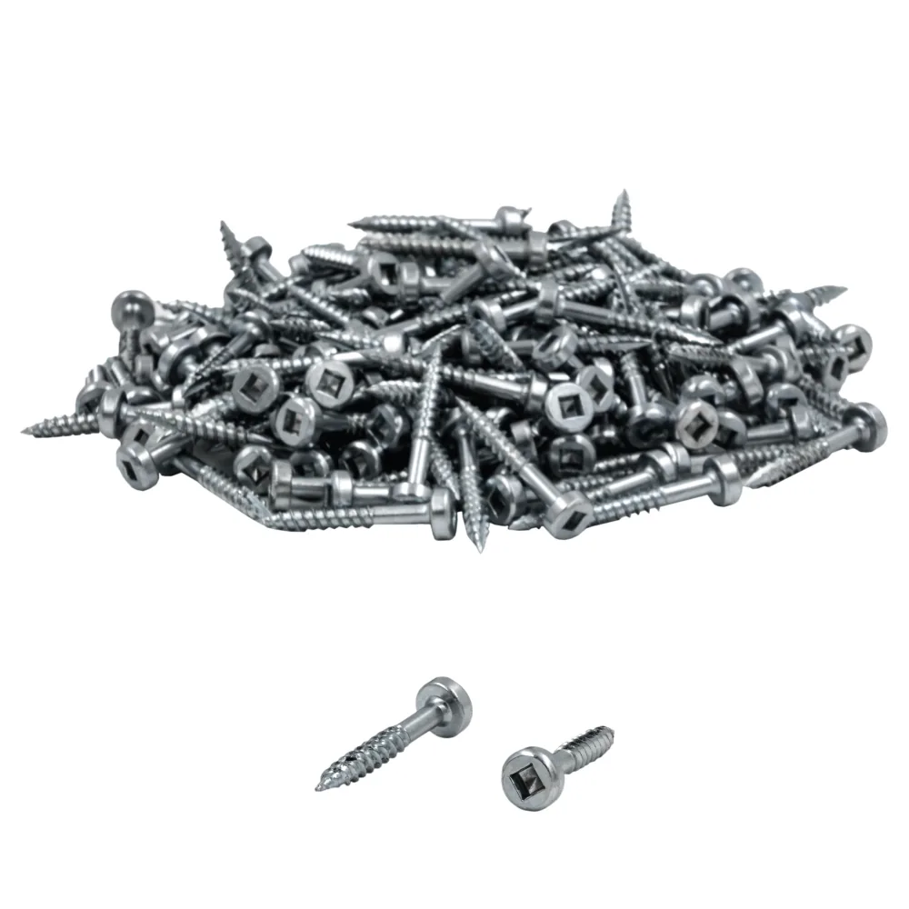 Pocket Hole Schrauben - 3,5x25mm, Feingewinde, zylindrischer Kopf, 500 Stk -3