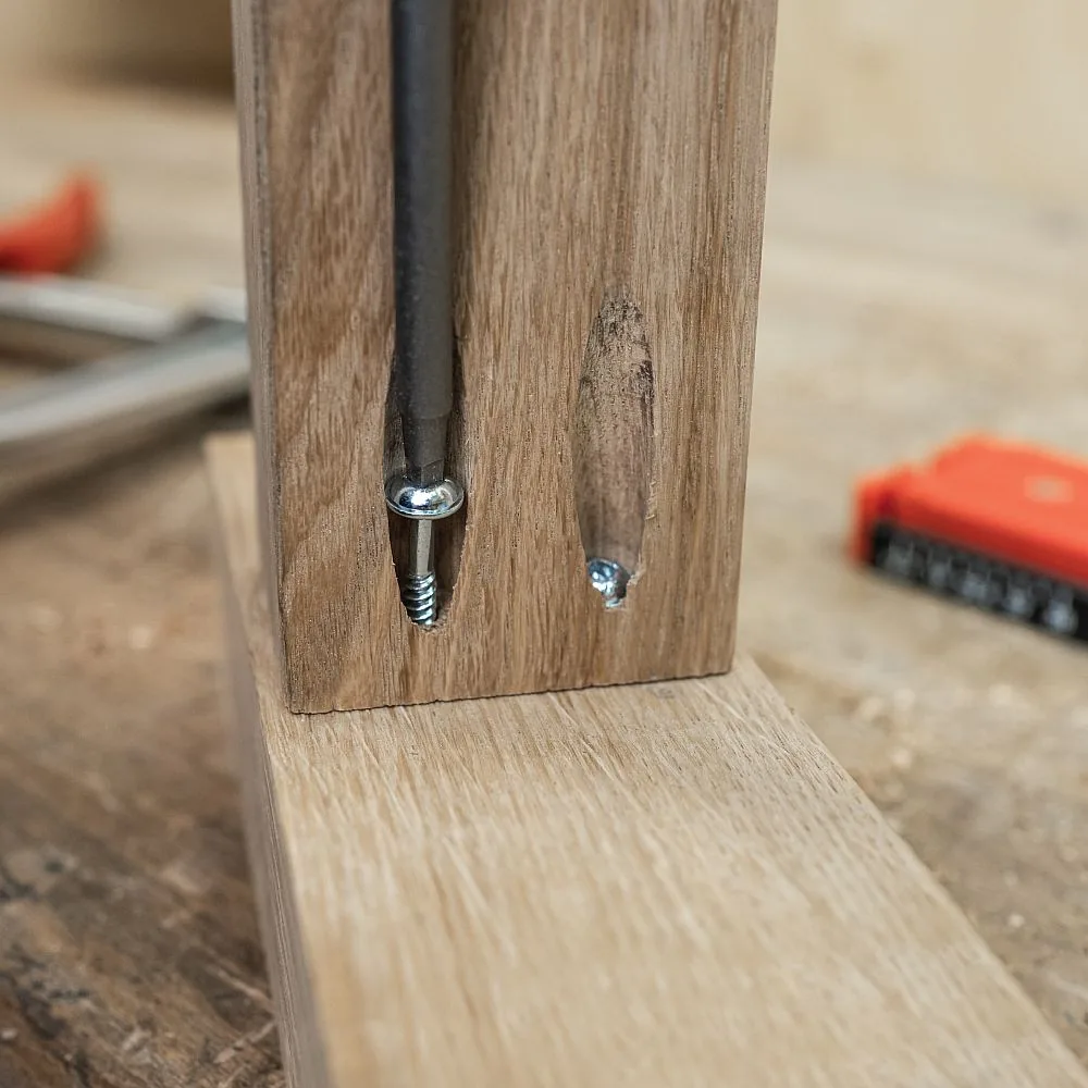 Pocket Hole Schrauben - 4x32mm, Feingewinde, Tellerkopf, 300 Stk -5