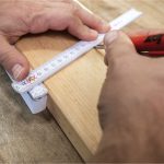 Meterstab mit 2m Winkelmesser -6