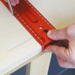 Tischlerlineal mit Anschlag 600 mm -7