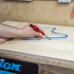 Kurvenlineal 900mm -9