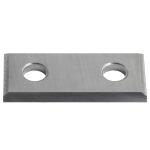 Hartmetall-Wendeplatte - 25x12x1,5 Schichtpressstoff MDF (2 Spannlöcher) -1