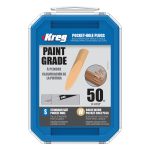 Kreg Standard Pocket-Hole Dübel - Holz, lackierbar, 50 Stück -1
