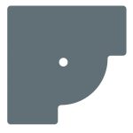 Kreg Reduzierplatte Stahl - 10 mm -1