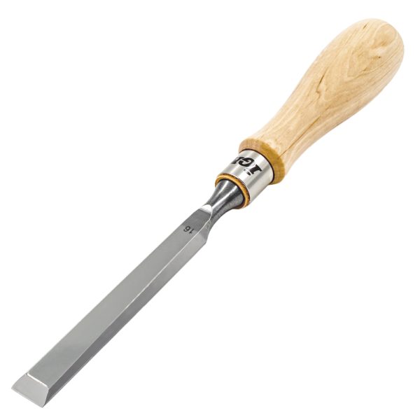 Flachholzmeißel mit Hainbuche-Griff - 16 mm -1