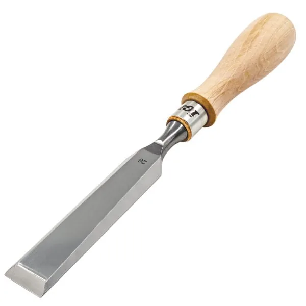 Flachholzmeißel mit Hainbuche-Griff - 26 mm -1